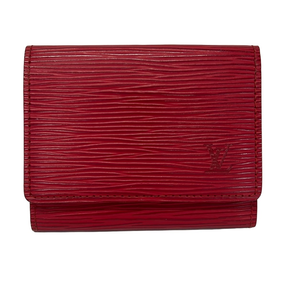 Louis Vuitton Enveloppe Carte de Visit Epi Business Card Holder M5658E
